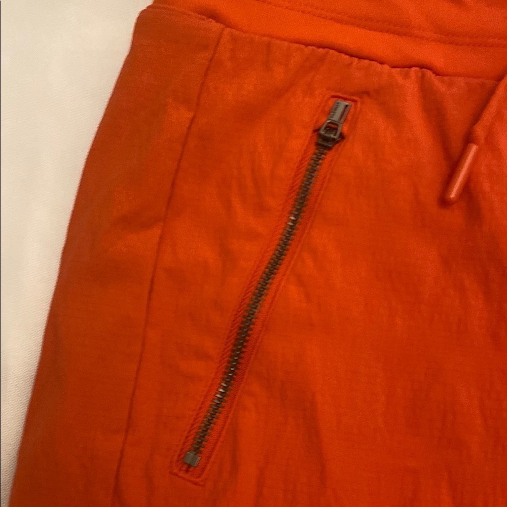 Athleta Trekkie North Jogger Mountain Neon Orange Zip Pocket Size 6 - Picture 10 of 14